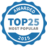 Top 25 Most Popular Kids Activities badge for 2015