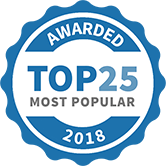 Top 25 Most Popular Kids Activities badge for 2018